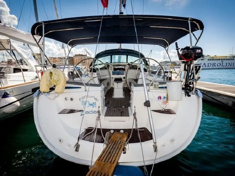 Exterior view of SHH-BAV50, a Bavaria Cruiser 50 sailboat at Volos Municipality, Greece
