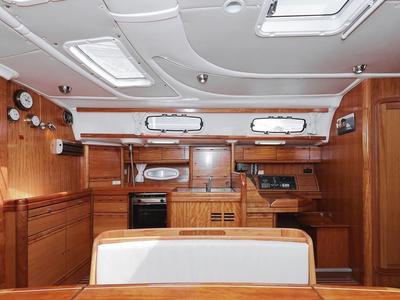 Galley of SHH-BAV50, a Bavaria Cruiser 50 sailboat at Volos Municipality, Greece
