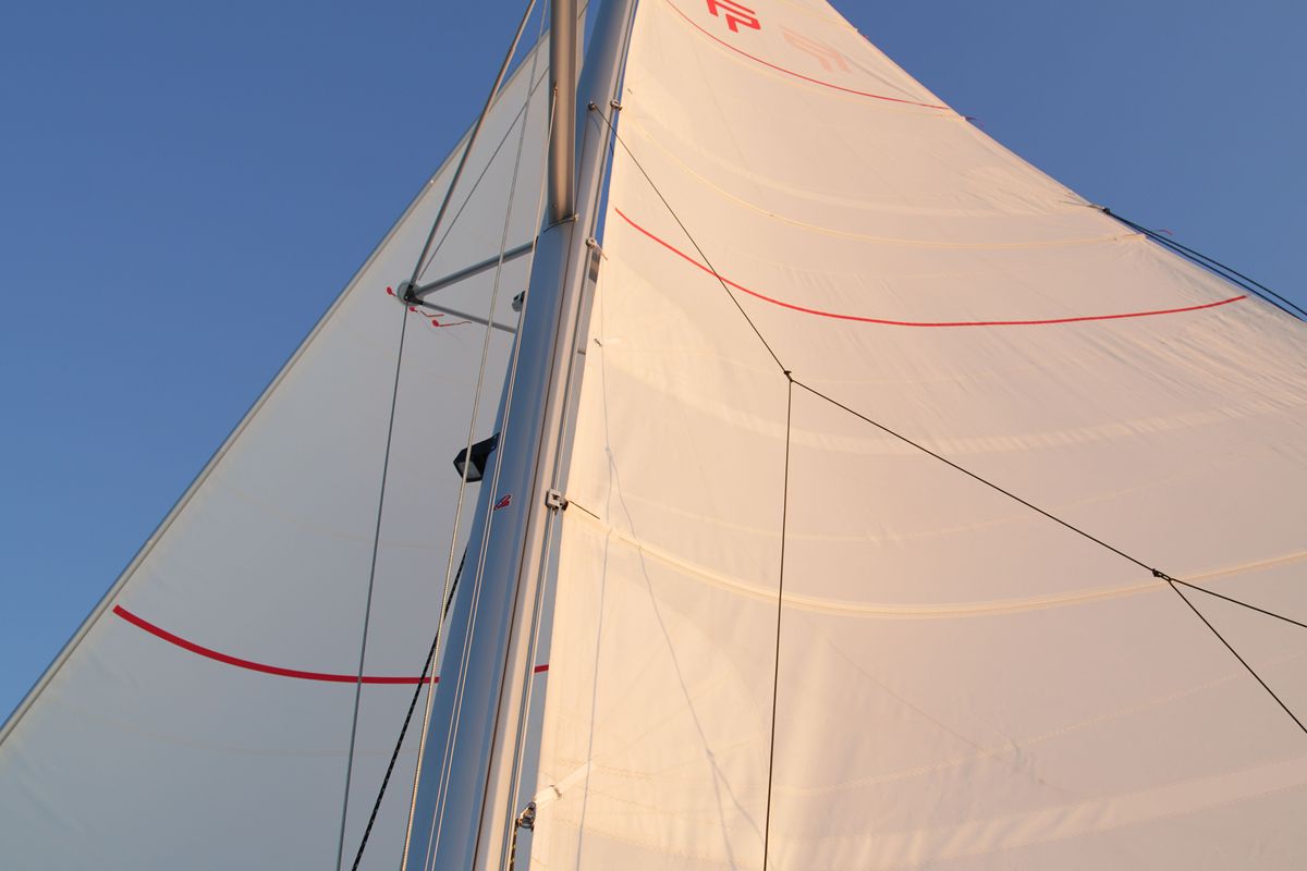 Anasa, a Fountaine Pajot Isla 40 catamaran at Kavala, Greece