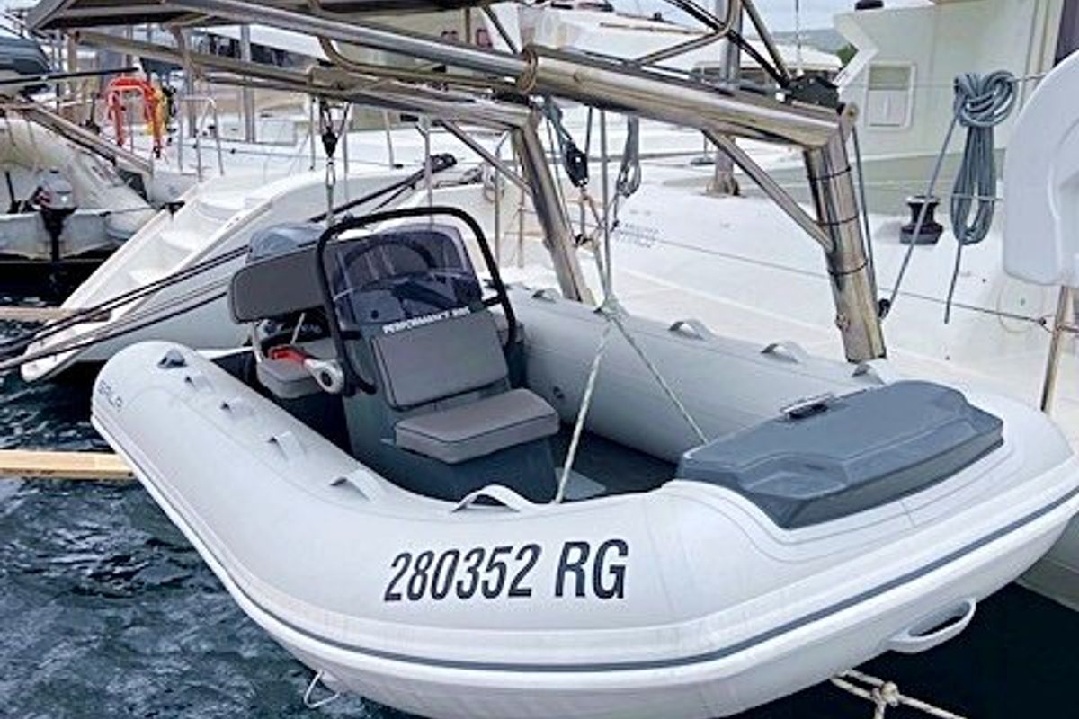 Happiness, a Lagoon 421 catamaran at Općina Rogoznica, Croatia