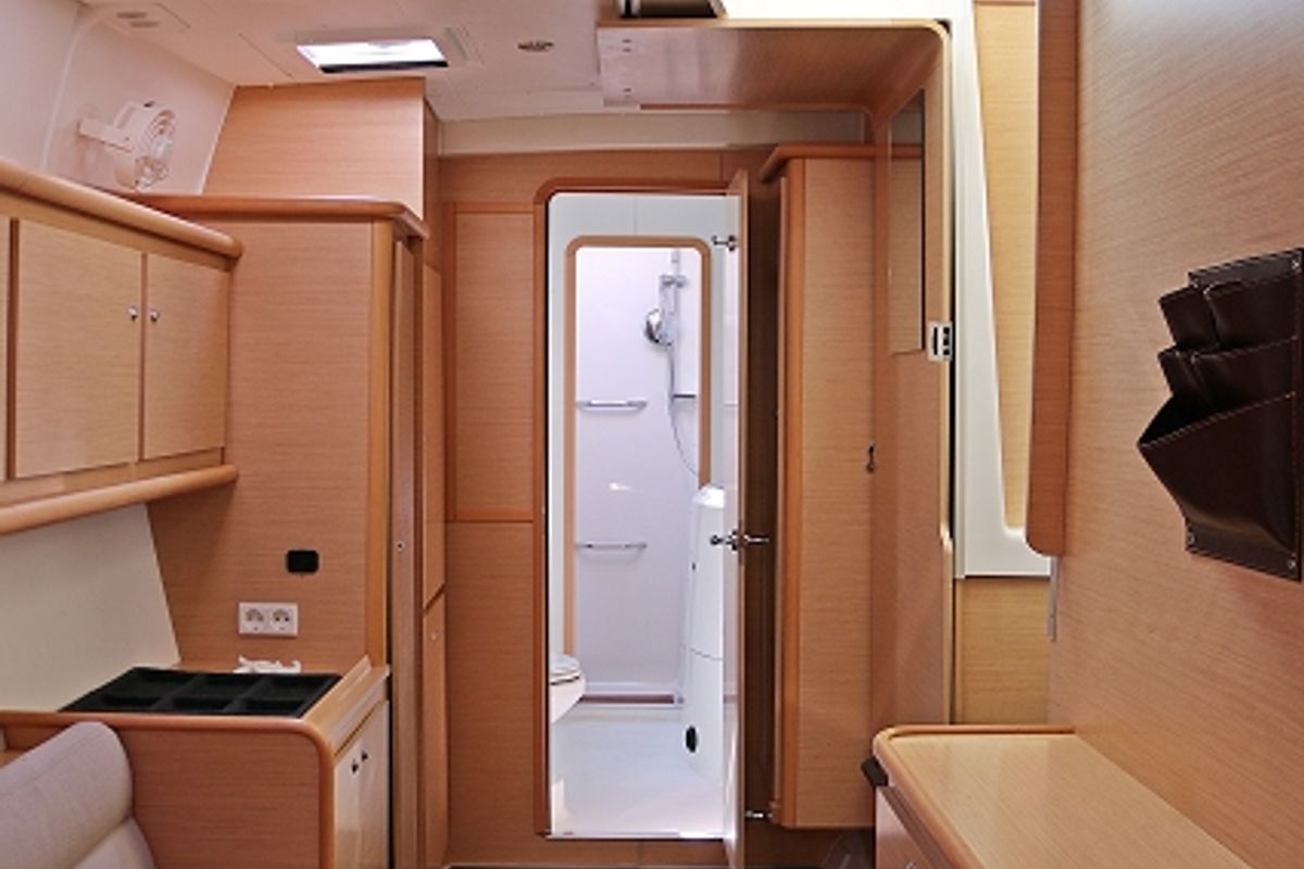 Cabin on Happiness, a Lagoon 421 catamaran at Općina Rogoznica, Croatia
