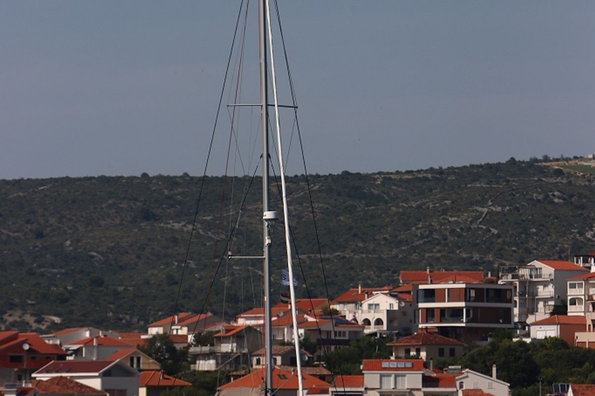 Happiness, a Lagoon 421 catamaran at Općina Rogoznica, Croatia