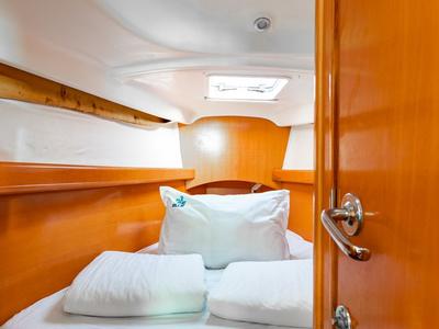 Cabin on Kodo, a Beneteau First 40.7 sailboat at Punat, Croatia