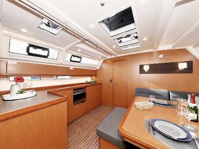 Salon of My life, a Bavaria Cruiser 46 - 4 cab.* sailboat at Grad Pula, Croatia