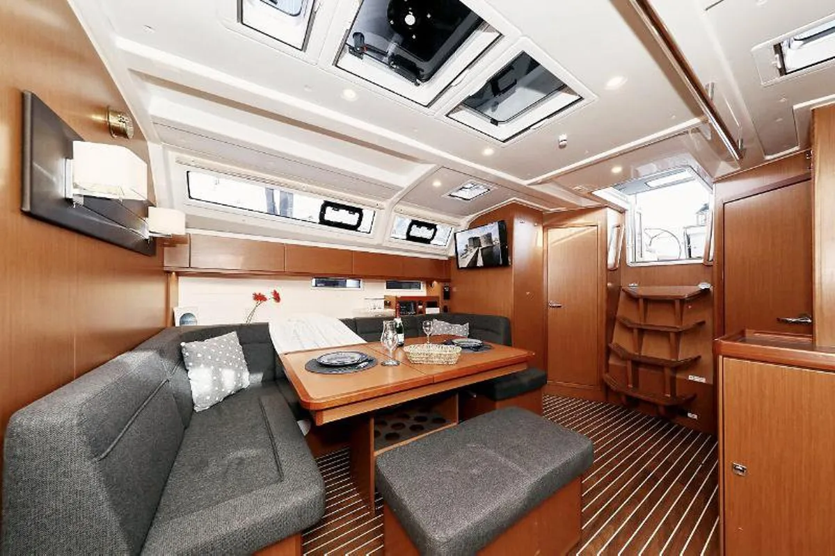 Salon of My life, a Bavaria Cruiser 46 - 4 cab.* sailboat at Grad Pula, Croatia