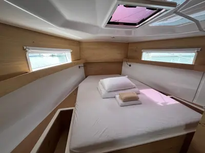 Cabin on Ollie, a Elan Impression 45 sailboat at Primošten, Croatia
