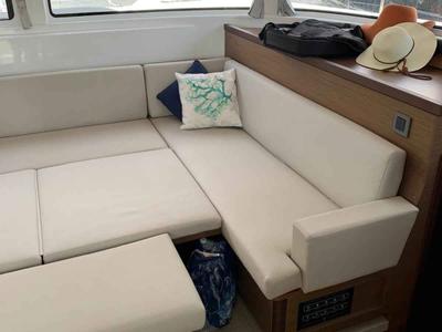Salon of Lumina, a Lagoon 46 catamaran at Municipal Unit of Lefkada, Greece