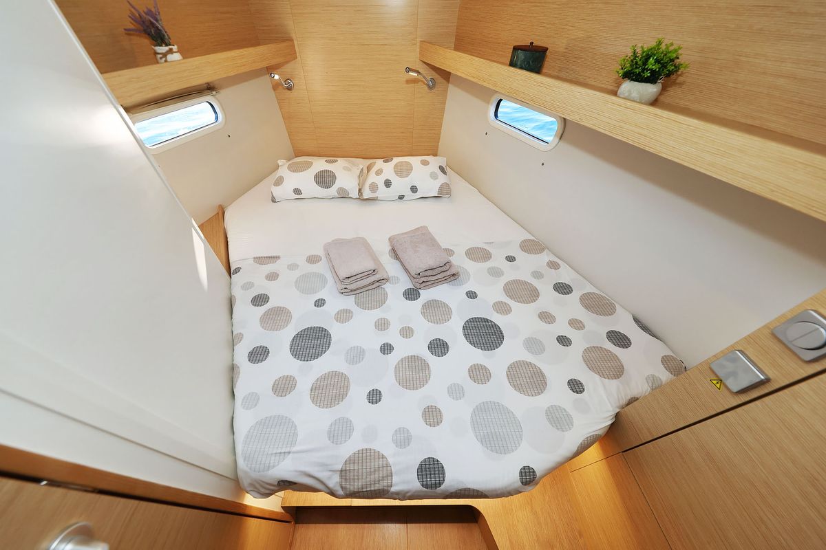 Cabin on Amelie, a Hanse Yachts Hanse 360 sailboat at Grad Kaštela, Croatia