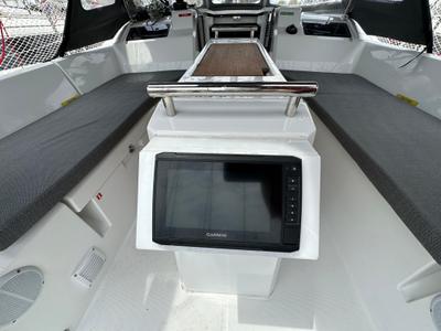 Deck of Aria, a Beneteau Oceanis 34.1 sailboat at Athens, Greece