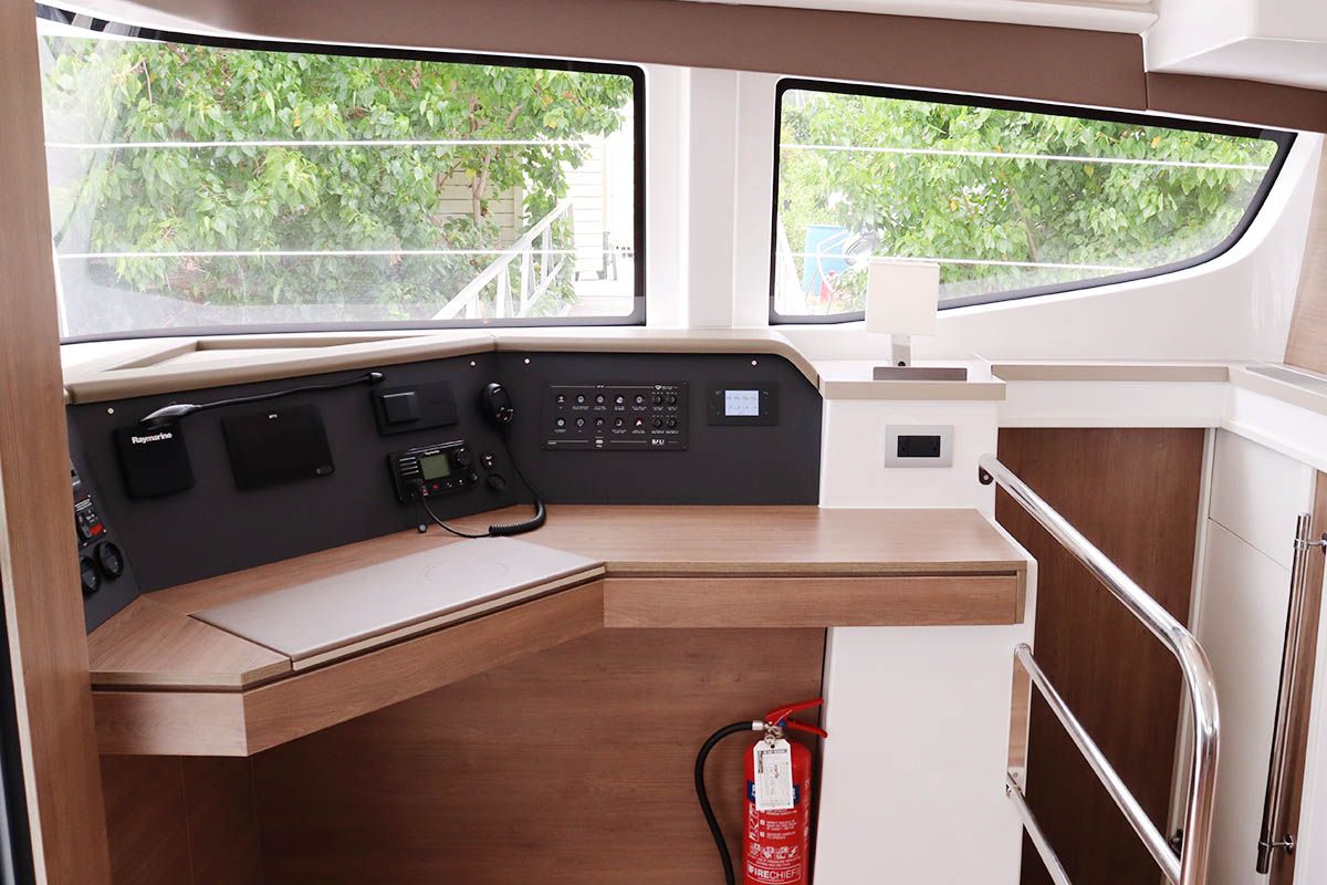 Salon of Joy, a Bali 4.6 catamaran at Road Town, British Virgin Islands
