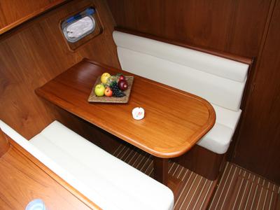 Galley of Evolution, a De Drait Reline 1260 motorboat at Drachten, Netherlands