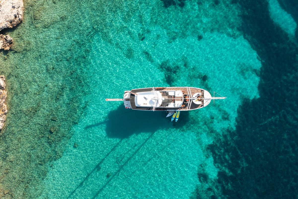 Exterior view of Phoenix Bronze, a Custom Made Phoenix Bronze yacht at Split, Croatia