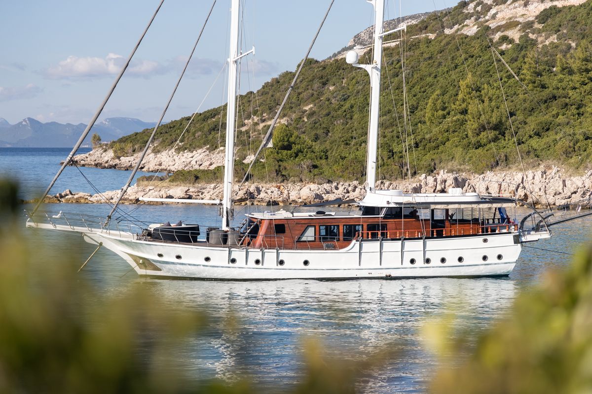 Exterior view of Phoenix Bronze, a Custom Made Phoenix Bronze yacht at Split, Croatia