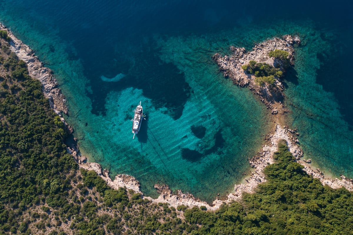 Exterior view of Phoenix Bronze, a Custom Made Phoenix Bronze yacht at Split, Croatia