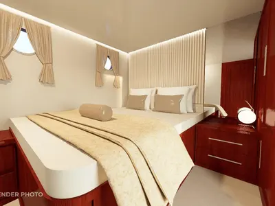 Cabin on Phoenix Bronze, a Custom Made Phoenix Bronze yacht at Split, Croatia