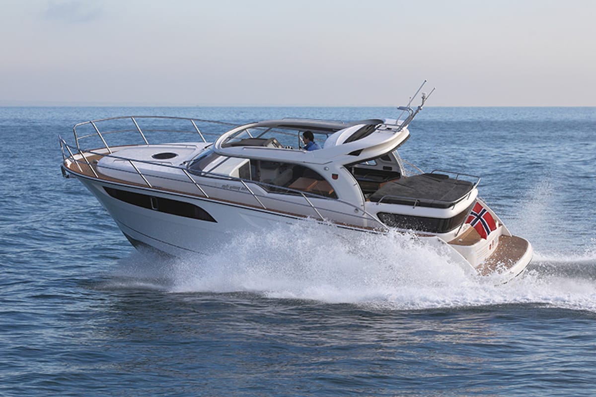 Exterior view of Morski konjic, a Marex 320 ACC yacht at Grad Šibenik, Croatia