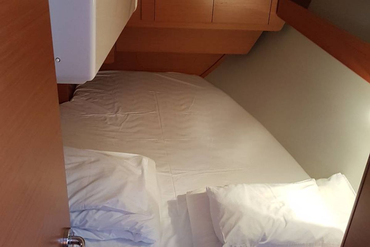 Cabin on Krka, a Dufour 360 Grand Large sailboat at Dubrovnik, Croatia