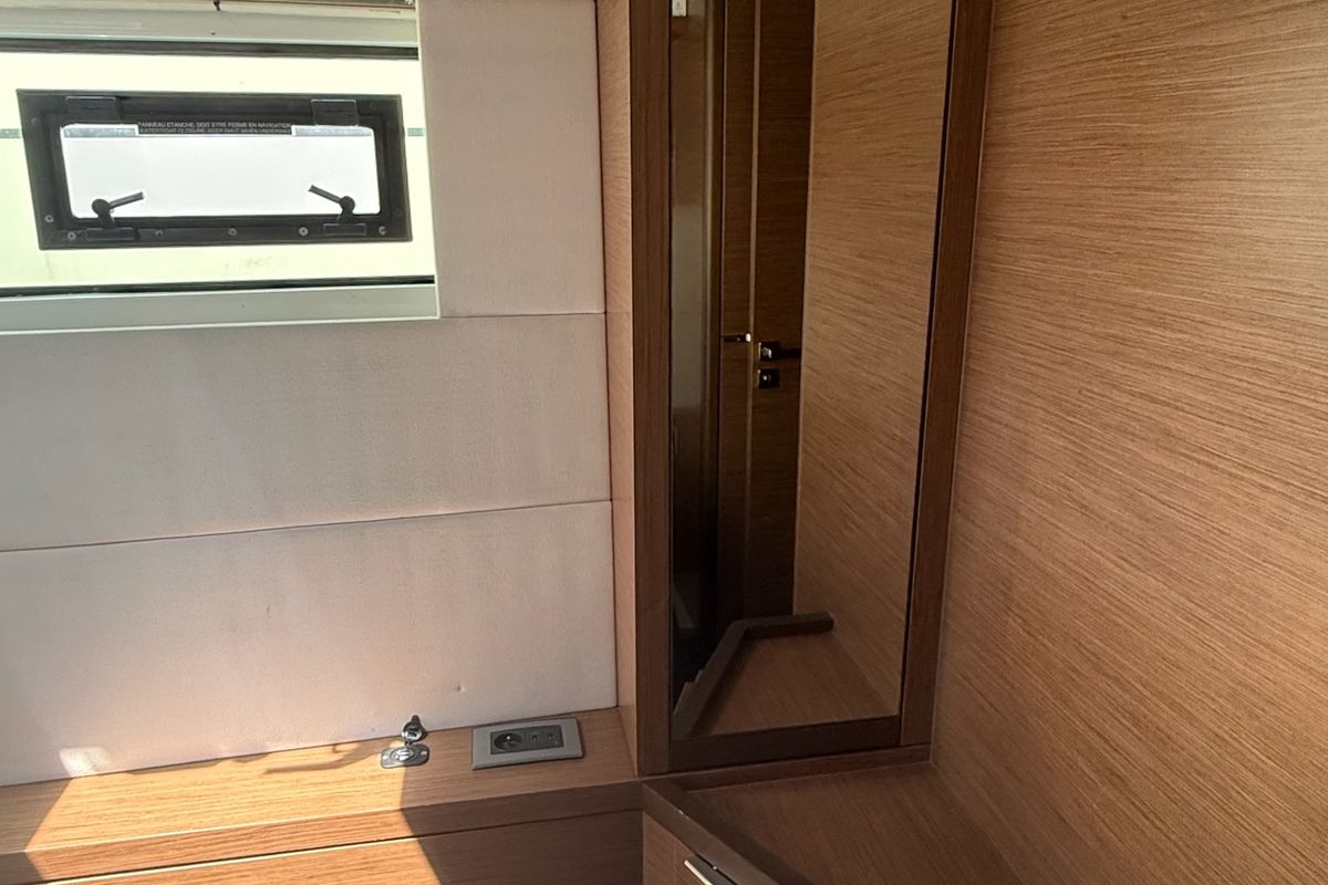 Cabin on Sail La Vie, a Lagoon 50 catamaran at Seget Donji, Croatia