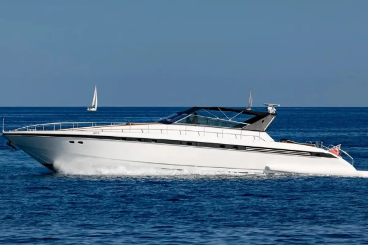 Exterior view of Maeva Star, a Leopard 23 yacht at Syracuse, Italy