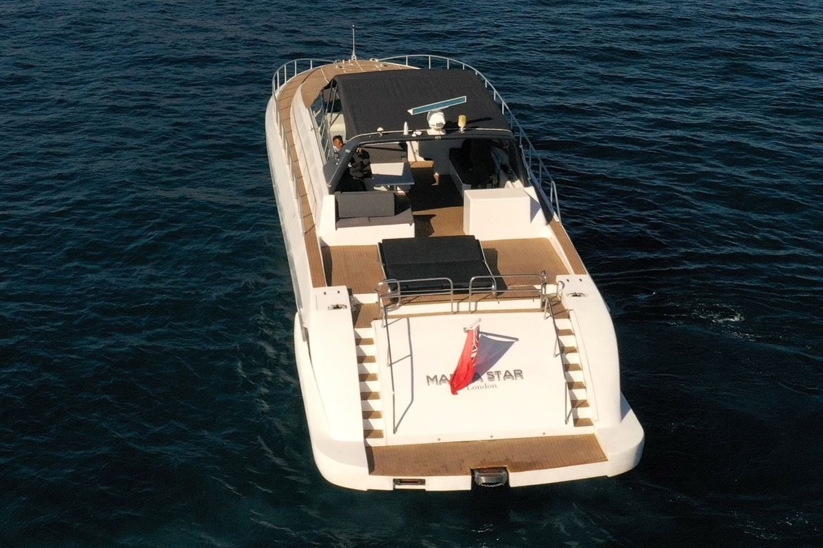 Exterior view of Maeva Star, a Leopard 23 yacht at Syracuse, Italy