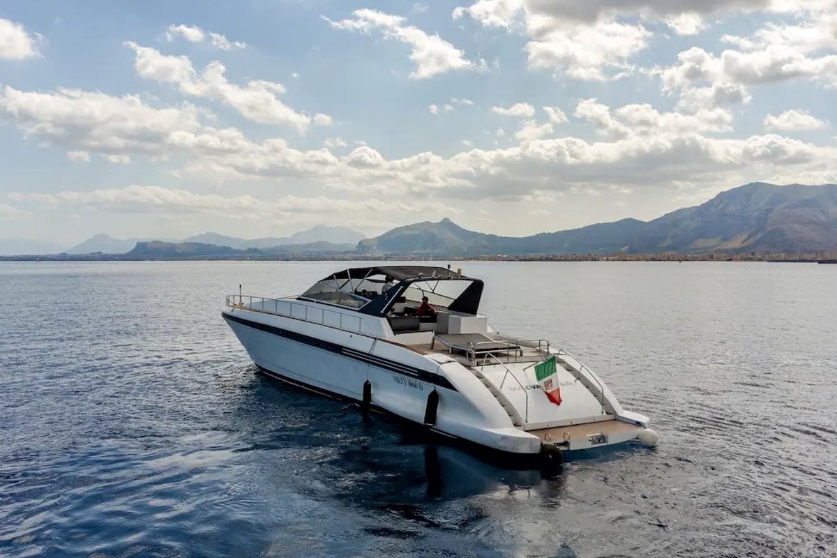 Exterior view of Maeva Star, a Leopard 23 yacht at Syracuse, Italy