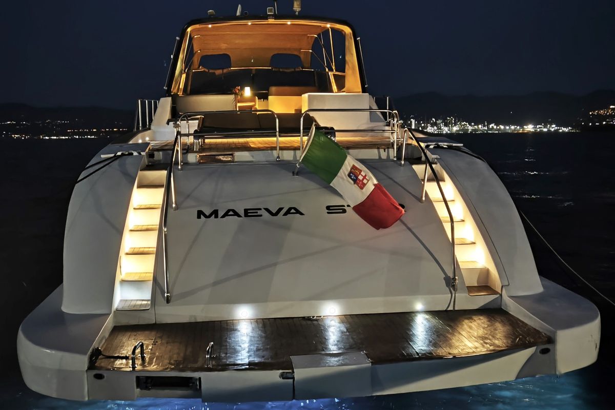 Exterior view of Maeva Star, a Leopard 23 yacht at Syracuse, Italy