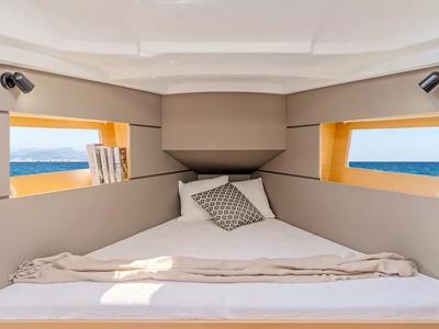 Cabin on Blondi, a Beneteau Oceanis 35 sailboat at Marmaris, Turkey