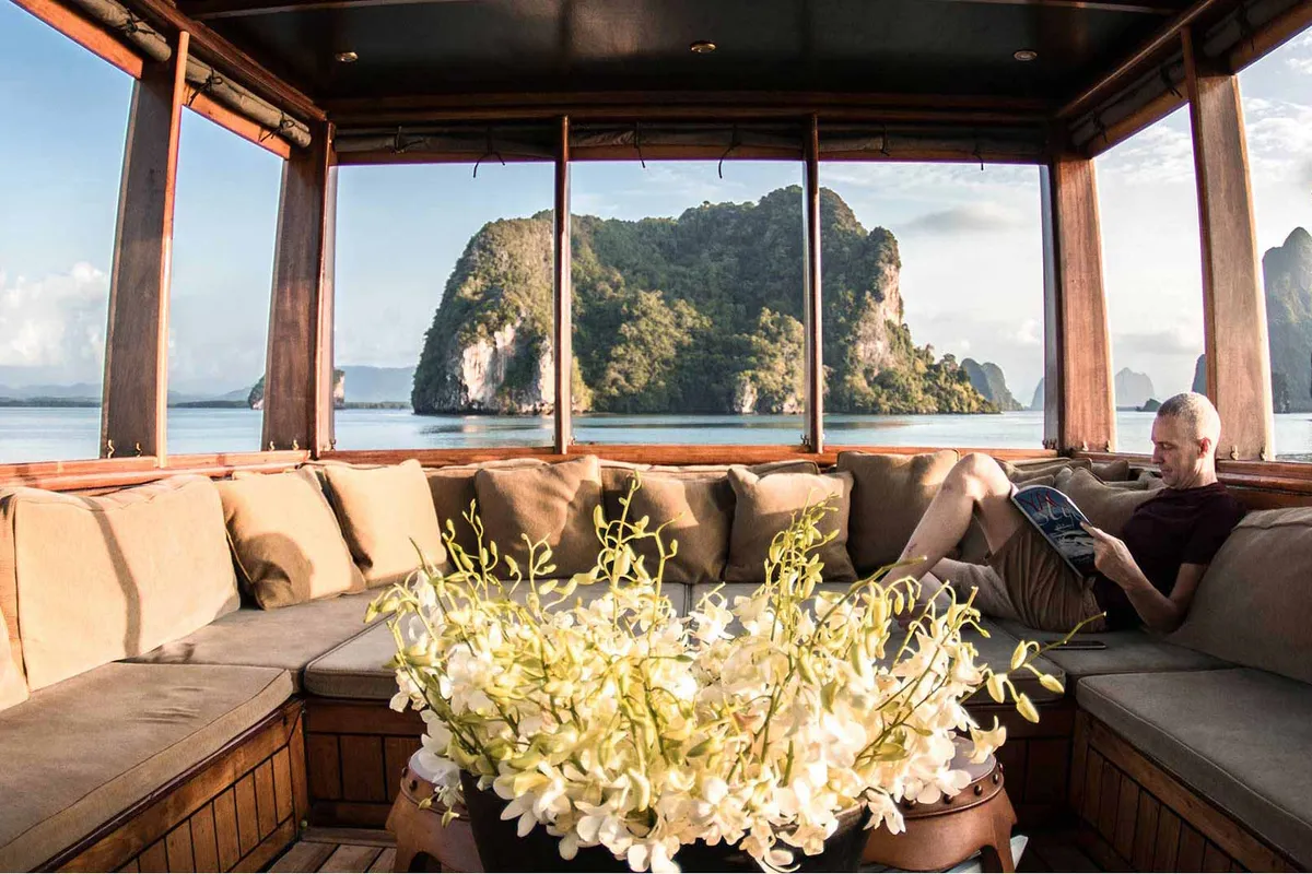 Maha Bhetra, a Motoryacht Motoryacht yacht at Mai Khao, Thailand