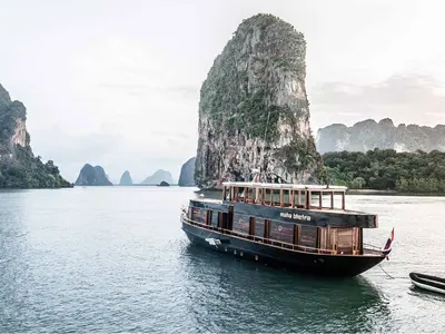 Maha Bhetra, a Motoryacht Motoryacht yacht at Mai Khao, Thailand