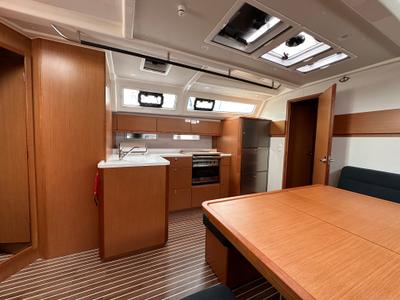Galley of Veatriki, a Bavaria Cruiser 46 Style sailboat at Athens, Greece