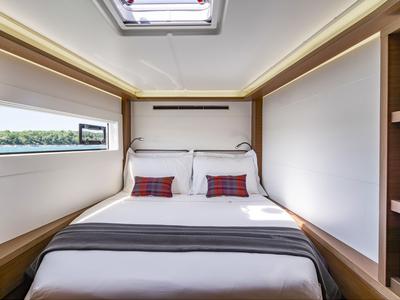 Cabin on Napa Naryen, a Lagoon 46 catamaran at Seychelles, Mahe, Seychelles