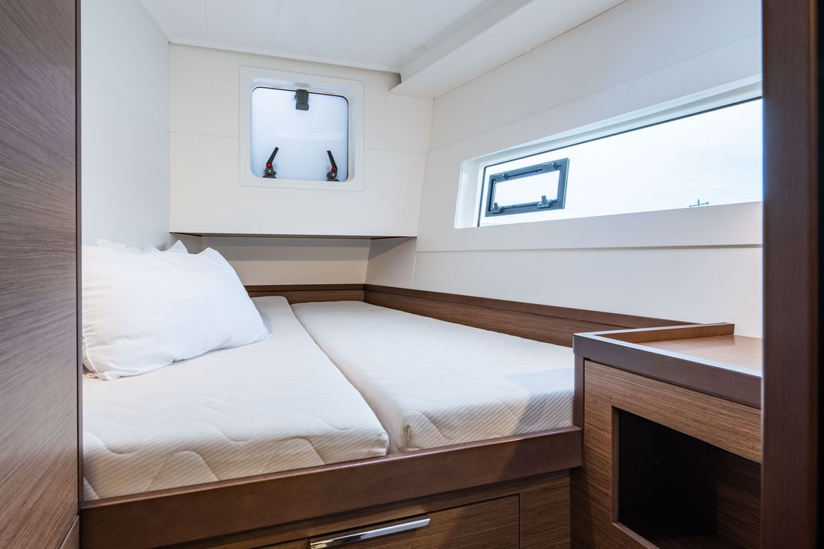 Cabin on Imeroessa, a Lagoon 40 catamaran at Municipal Unit of Lefkada, Greece