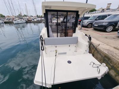 Deck of Wanderer, a Bali Balt 918 Titanium motorboat at Zadar, Croatia