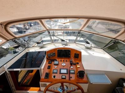 Cockpit of Us Schipp, a De Drait DeLuxe 42 motorboat at Akkrum, Netherlands