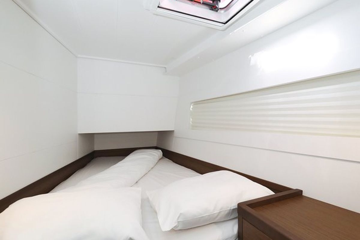 Cabin on Tom & Jerry, a Lagoon 40 catamaran at Općina Sukošan, Croatia