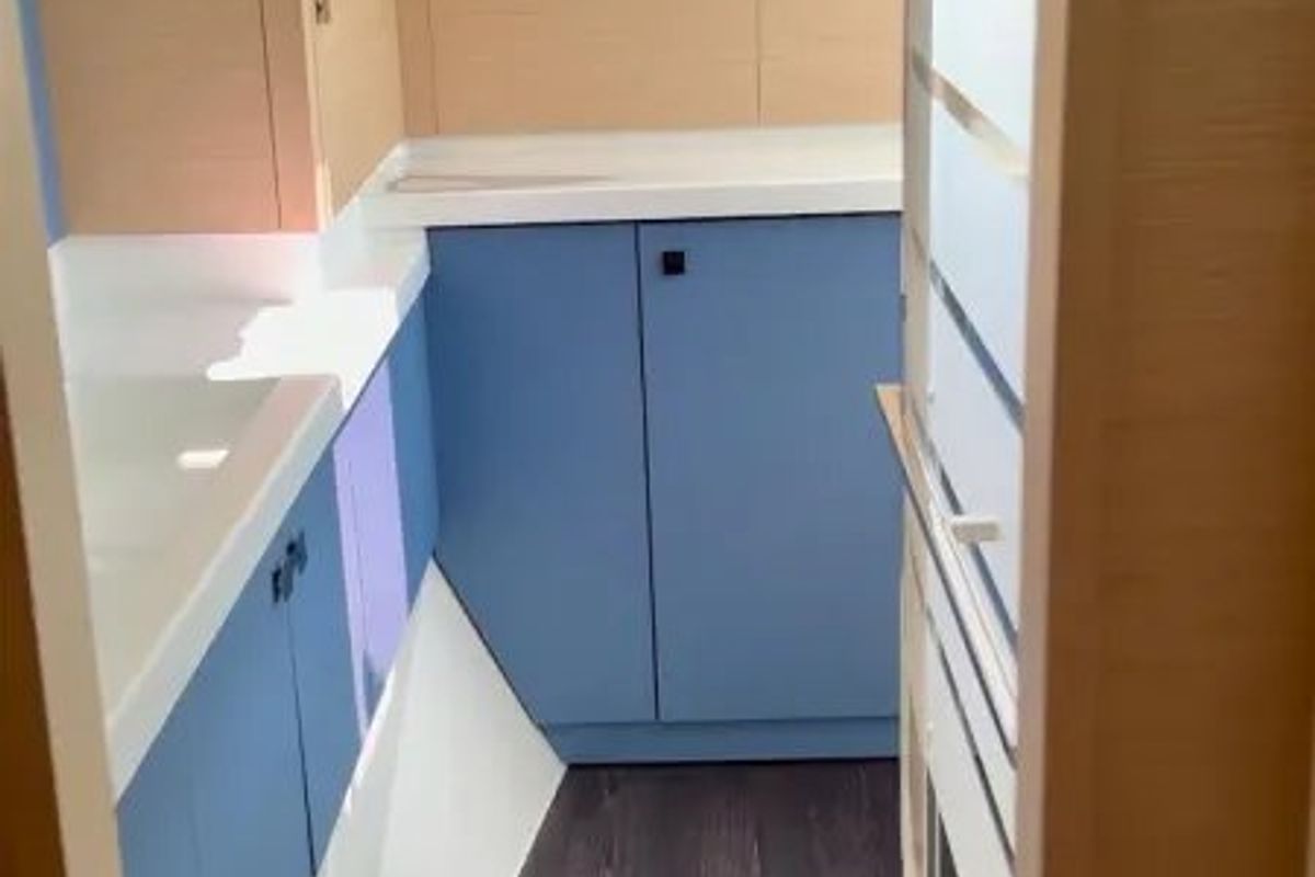 Kahuna, a Fountaine Pajot Astrea 42 Maestro catamaran at Toulon, France
