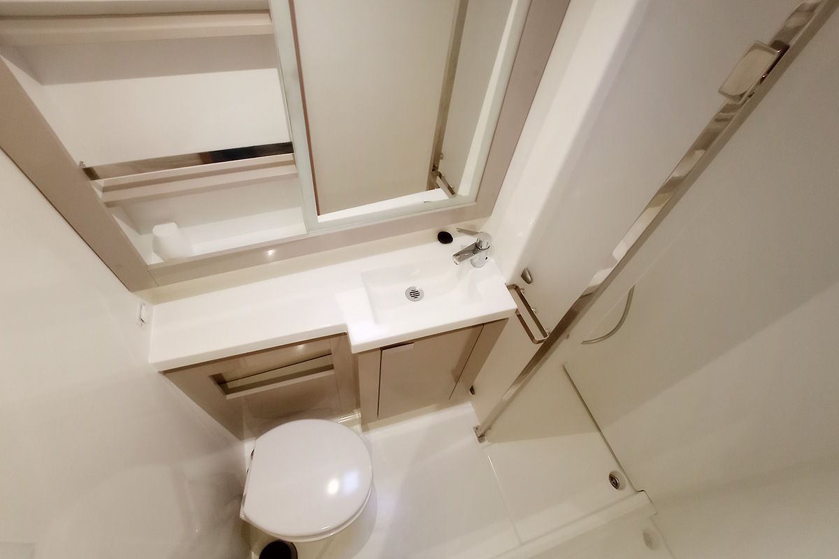 Head on Coco, a Fountaine Pajot Elba 45 catamaran at Seget Donji, Croatia