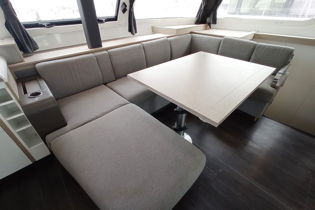 Coco, a Fountaine Pajot Elba 45 catamaran at Seget Donji, Croatia