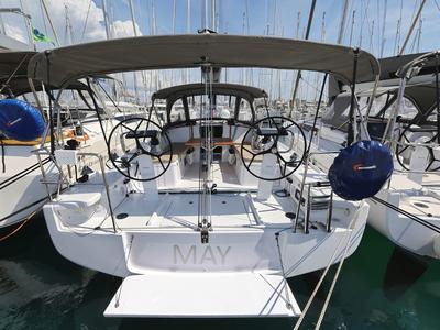 Cockpit of May, a Beneteau First 36 sailboat at Grad Biograd na Moru, Croatia