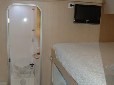 Cabin on Cabin I06 (RM), a Catlante catamarans Catlante 600 catamaran at Eden Island Marina, Seychelles