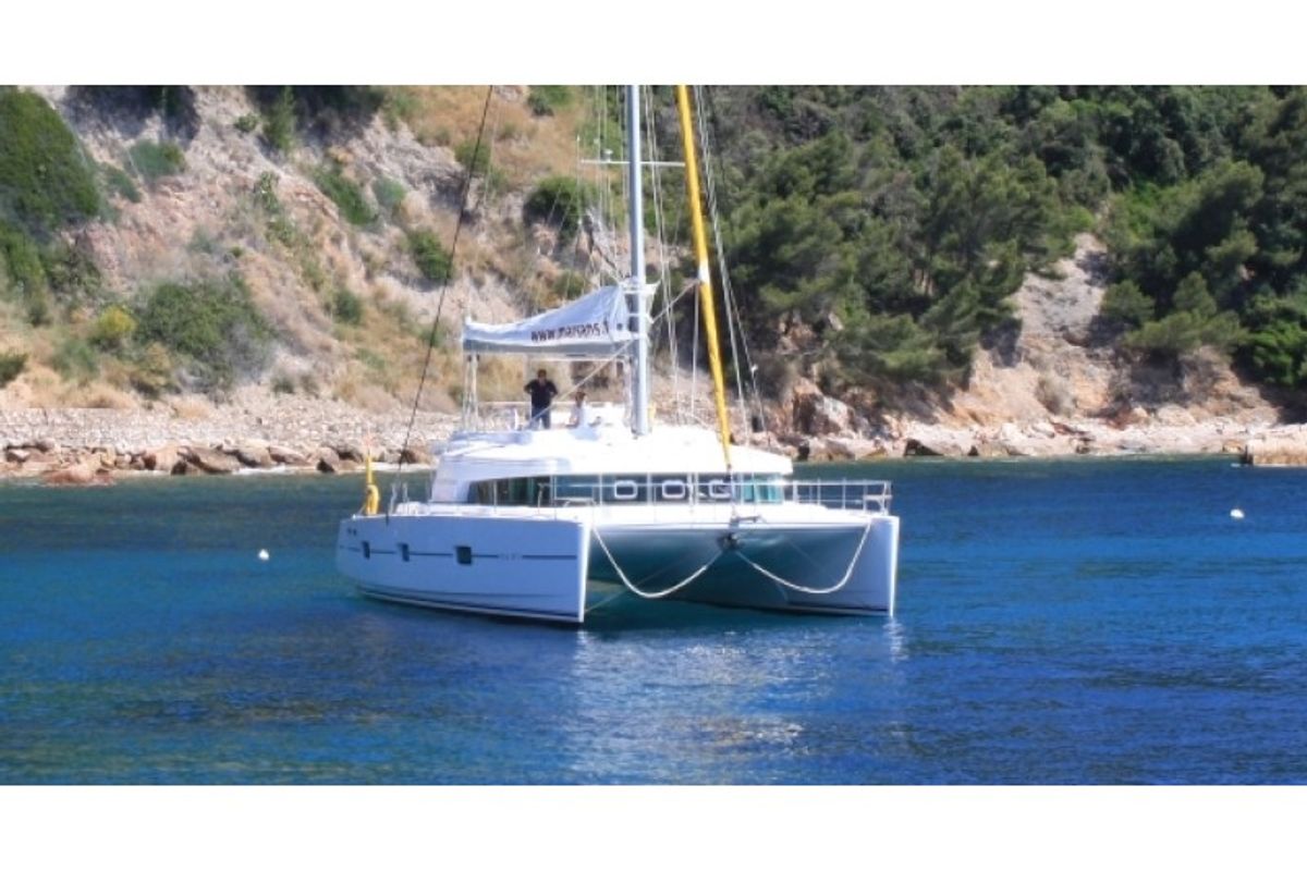 Exterior view of Cabin I06 (RM), a Catlante catamarans Catlante 600 catamaran at Eden Island Marina, Seychelles