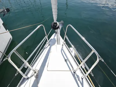 Jazz Band, a Bavaria Cruiser 37 sailboat at Grad Biograd na Moru, Croatia