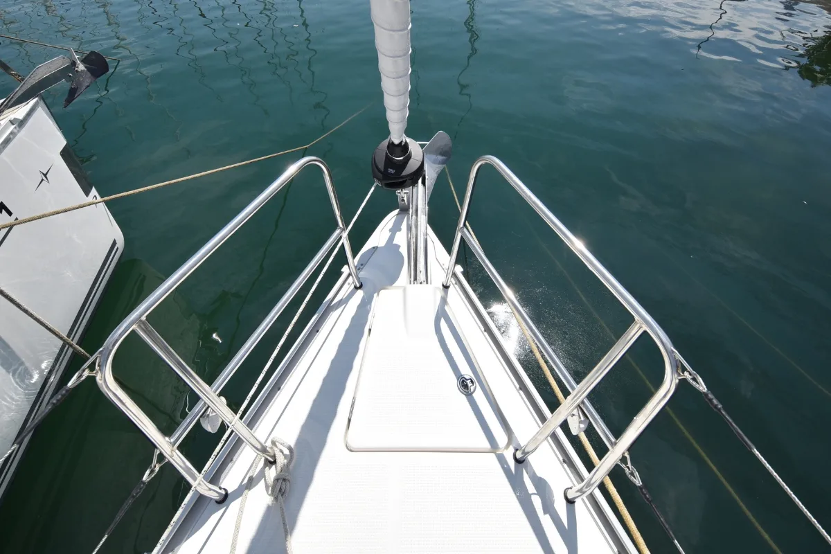 Jazz Band, a Bavaria Cruiser 37 sailboat at Grad Biograd na Moru, Croatia