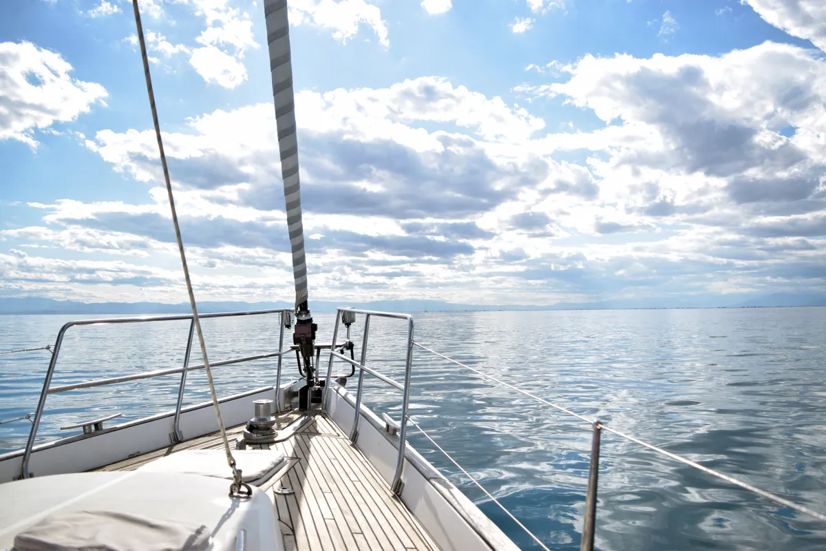 Marina Blue, a Beneteau Beneteau 57 sailboat at Sithonia Municipal Unit, Greece