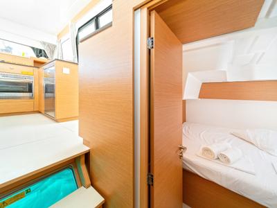 Cabin on Geva Mare X, a Excess 11 catamaran at Municipal Unit of Rhodes, Greece