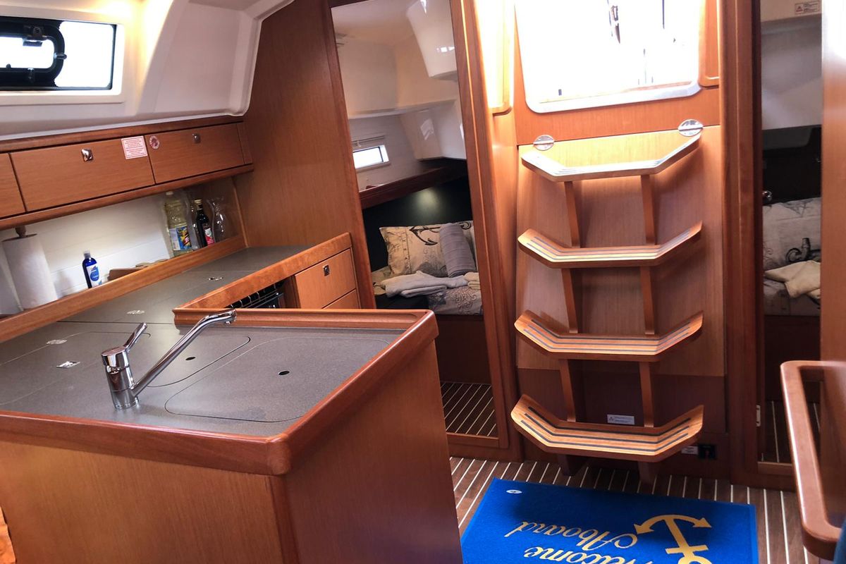 Galley of Lana 3, a Bavaria Cruiser 37 sailboat at Split, Croatia