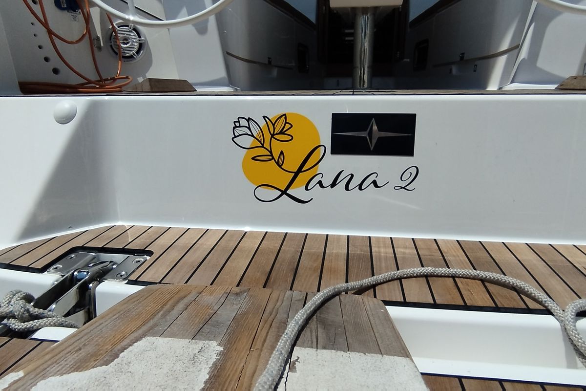 Lana 3, a Bavaria Cruiser 37 sailboat at Split, Croatia