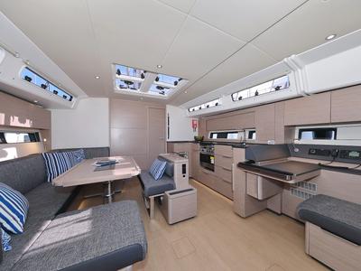 Salon of Chrisphi, a Hanse Yachts Hanse 460 sailboat at Seget Donji, Croatia