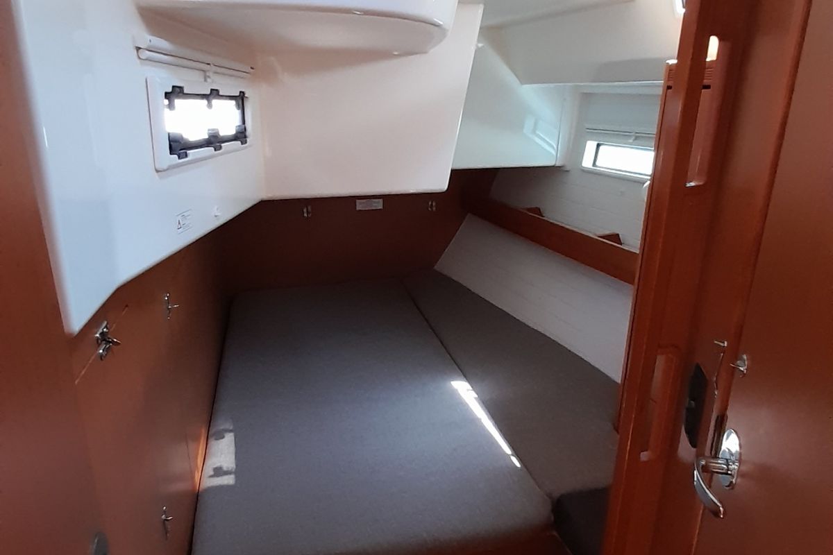 Cabin on Jemi, a Bavaria Cruiser 50 sailboat at Municipal Unit of Rhodes, Greece