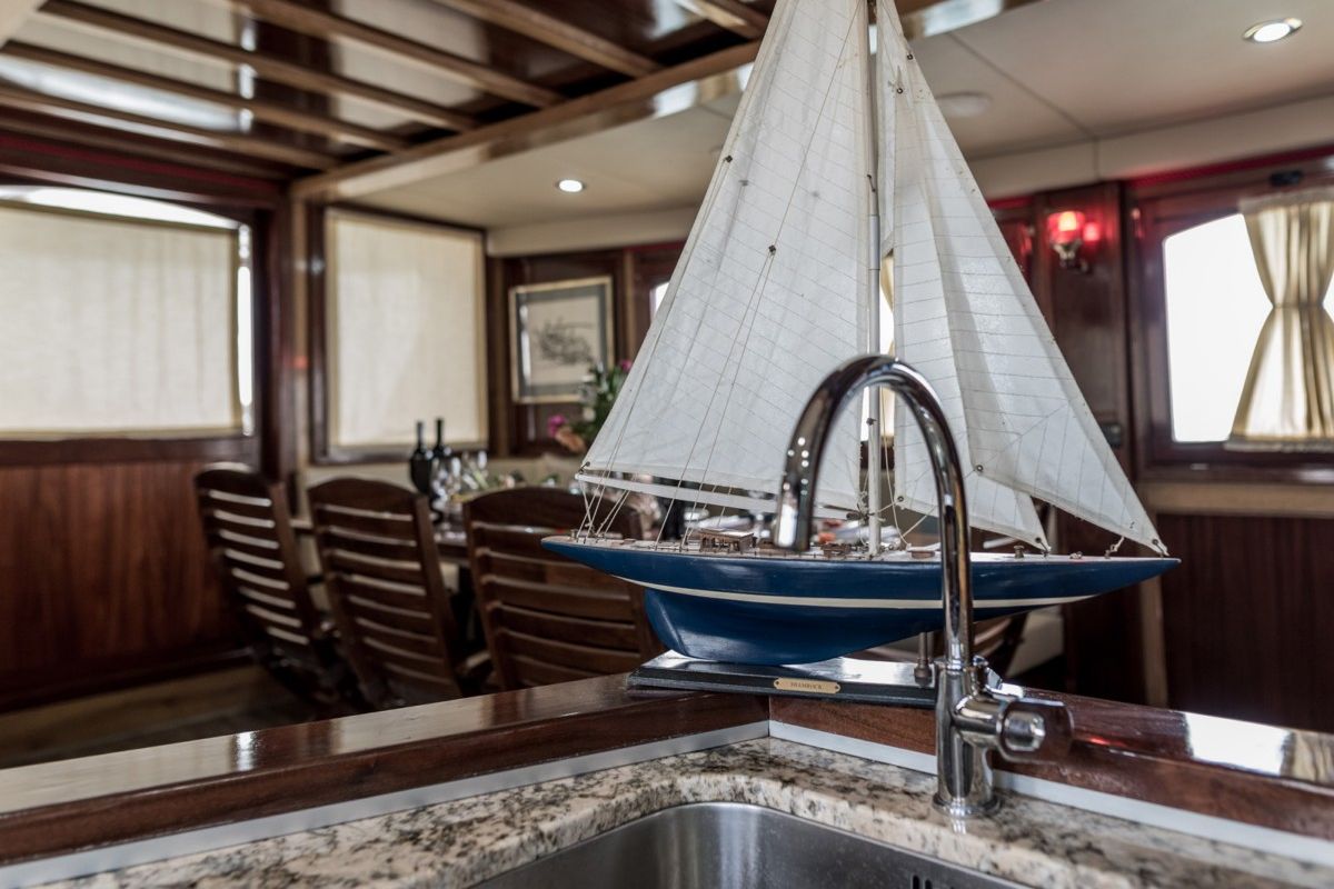 Galley of ADRIATIC BREEZE, a Custom Made Adriatic Breeze yacht at Split, Croatia